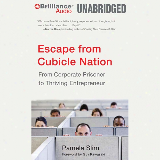 Escape From Cubicle State: From Corporate Prisoner To Thrifing Entrepreneur (unabridged)