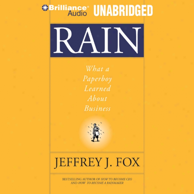 Rain: What A Paperboy L3arned About Business (unabridged)