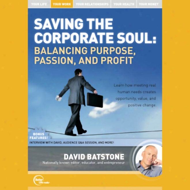 Saving The Corporate Soul (live)