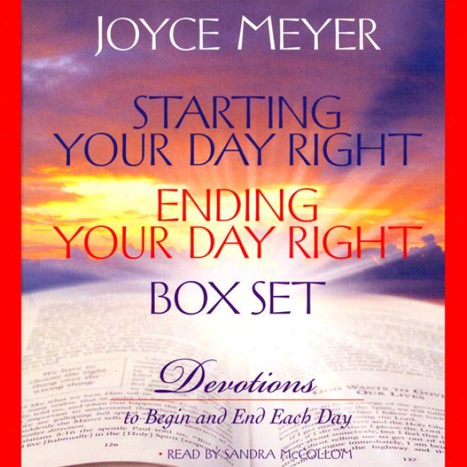 Starting Your Day Right/ending Your Day Right Box Set: Devotions To Begin And End Each Day