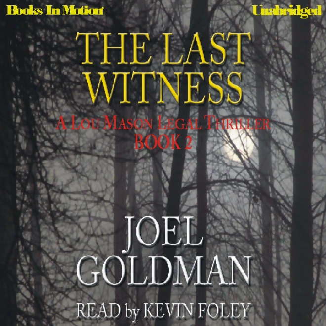 The Last Witness: Lou Mason Series, Book 2 (unabridged)