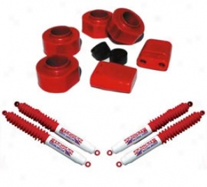 "2"" Polyurethane Value Spacer Lift Kit W/ Hydro Shocks Skyjacker"