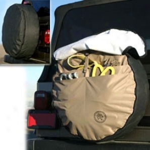 29 Innch Joey Pack Tire Cover With Tool Carrier Pockets