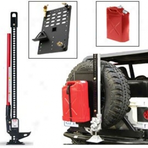 "36"" Hi-lift Jack Kits With Jerry Can (red) & Intelligent Rack"