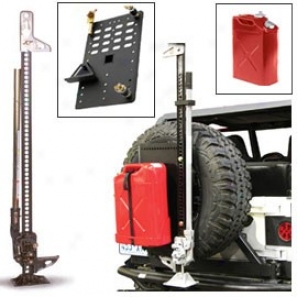 "48"" Hi-lift X-treme Jack Outfit With Jerry Can (red) & Astute Rack"