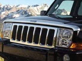 Air Deflector, Front Chrome With Jeep Logo