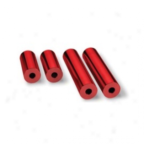 "aluminum Replacement Fairlead Rollers, Red 7-1/2"""