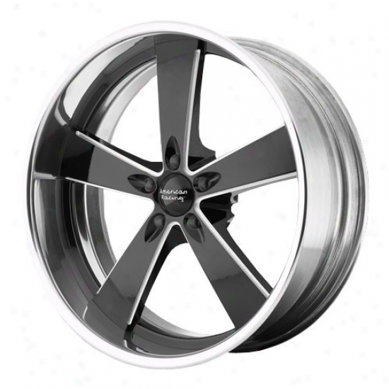 "american Racing Blvd Series Chrome 17x8"" 5x4.5"" Bolt Pattern, Back Spacihg"