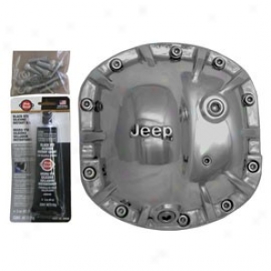 American Rebel, Outlaw Differential Cover (with Jeep Logo, Polished)