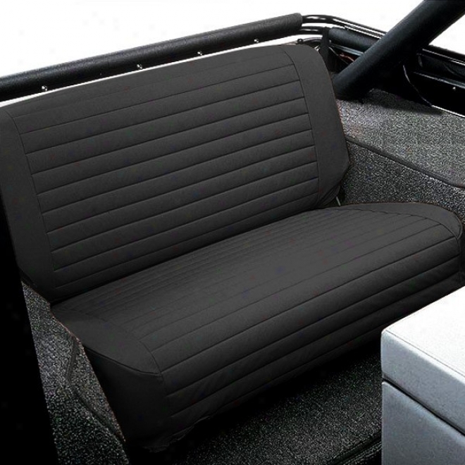 Bestop Seat Cover Fold & Tumble Rear Bench  Black