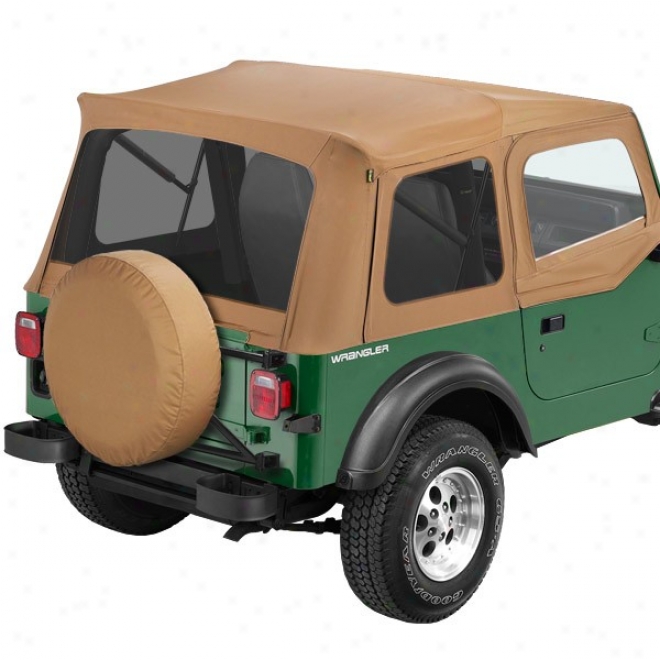 Bestop Sipertop W/ Upper Door Frames & Tinge Windows Spice