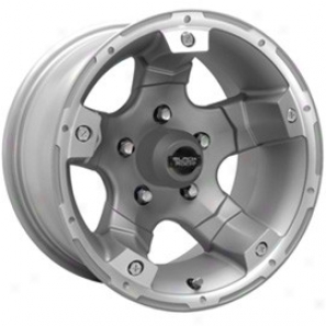 "Wicked Rock 900 Viper Tungsten 15x8"" - 5x5.5 Bolt Pattern Back Spacing 3 3/4"""