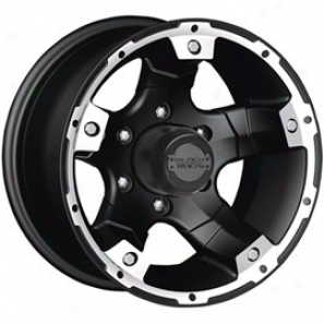 "black Rock Aluminum Wheel 900 Viper Matte Black 17x8"" - 5x4.5 Bolt Pattern Back Spacing 4 1/2"""