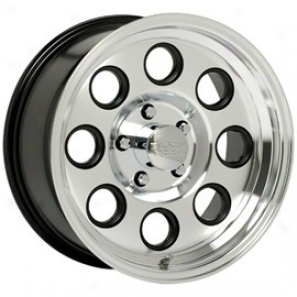 "black Rock Aluminum Wheel 908 Yuma Machined Clear Coat 17x8"" - 5x5.5 Bolt Pattern Back Spacing 4 1/2"""