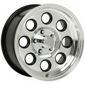 "black Rock Aluminum Wheel  908 Yuma Machined Clear Coat 15x8"" - 5x5.5 Bolt Pattern Back Spacign 3 3/4"""