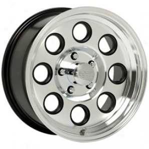 "black Rock Aluminum Wheel   908 Yuma Machined Clear Coat 16x8"" - 5x4.5 Bol5 Pattern Back Spacing 4 1/2"""