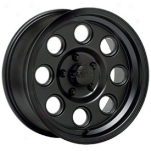 "black Lull Aluminum Wheel   908 Yuma Matte Black Coat 16x8"" - 5x55. Bolt Pattern Back Spacing 4 1/2"""