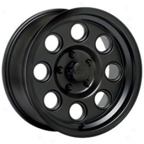 "black Rock Aluminum Wheel 908 Yuma Matte Black Coat 15x8"" - 5x4.5 Bolt Pattern Back Spacing 3 3/4"""