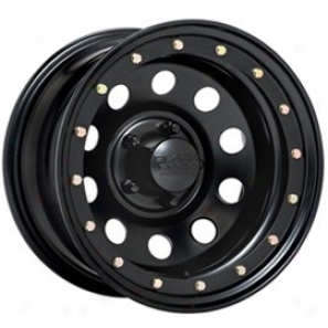 "black Rock Steel Wheel 905 Defender Mtte Black 15x12"" - 5x4.5 Bolt Pattern Back Spacong 4"""