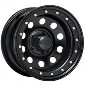 "black Rock Steel Wheel 905 Defender Matte Black 16x8"" - 5x4.5 Bolt Pattern Back Spacing 3 3/4"""