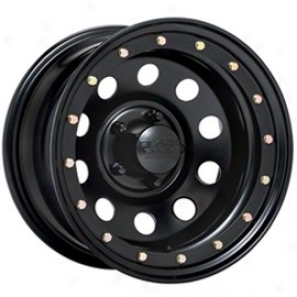 "black Rock Steel Wheel 905 Defender Matte Black 16x7"" - 5x4.5 Bolt Pattern Back Spacing 4 1/2"""