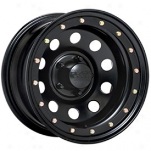 "black Rock Steel Wheel 905 Defenfer Matte Black 16x7"" - 5x4.5 Bolt Pattern Back Spacing 3 3/4"""