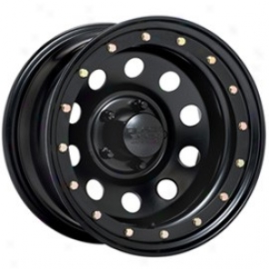 "black Rock Steel Wheel 905 Defender Matte Black 15x10"" - 5x5.5 Bolt Pattern Back Spacing 3 3/4"""