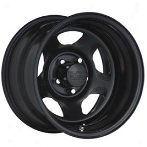 "Dismal Rock Steel Wheel 941 Dune Matte Black 16x8""  - 5x5 Bolt Pattern Back Spacing 5"""