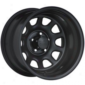 "black Rock Steel Wheel 942 Type D 15x8"" 5x4.5 Bolt Pattern Back Spaclng 3 3/4"""