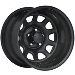 "black Rock Stwel Wheel 942 Type D 15x8"" 5x4.5 Bounce Pattern Back Spacing 4"""