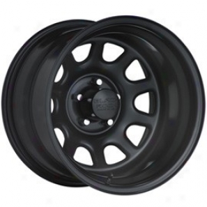 "black Rock Steel Wheel 942 Type D 16x8"" 5x5.5 Bolt Pattern Back Spacing 5"""