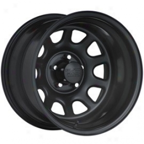 "black Rock Steel Wheel 942 Type D 17x9"" 5x5.5 Bolt Pattern Back Spacing 5"""