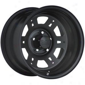 "black Rock Steel Revolve 950 Lobo 16x7"" 5x4.5 Bolt Pattern Back Spacing 4"""