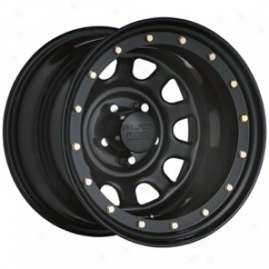 "Mourning Rock Steel Wheel 952 Street Lock 15x12"" 5x5.5 Bolt Pattern Back Spacing 4"""