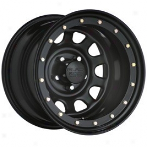 "black Rock Steel Wheel 952 Street Lock 16x10"" 5x4.5 Bolt Pattern Back Spacing 4"""