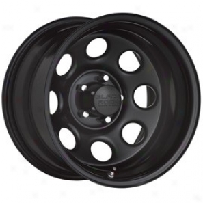 "black Rock Steel Wheel  997 Type 8 15x10"" 5x4.5 Bolt Pattern Back Spacing 3 3/4"""