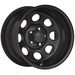 "Dark Rock Steel Wheel 997 Stamp 8 15x10"" 5x5.5 Bolt Pattern Back Spacing 4"""