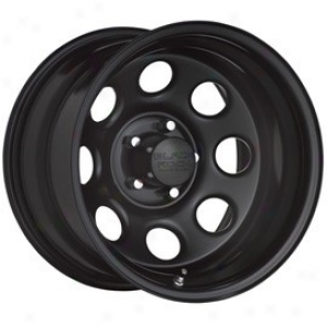 "black Rock Steel Wheel 997 Type 8 15x12"" 5x4.5 Bolt Pattern Back Spacing 4"""