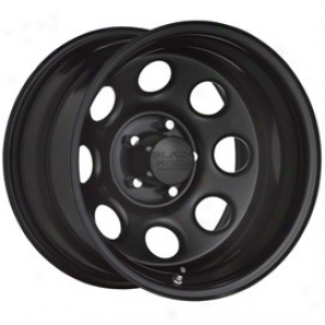 "black Rock Steel Wheel 997 Type 8 15x7"" 5x5.5 Bolt Pattern Back Spacing 4"""