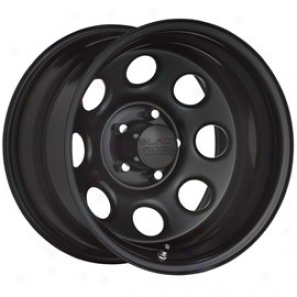 "black Rock Steel Wheel 997 Type 8 15x7"" 5x5.5 Bolt Pattern Back Spacing 3 3/4"""