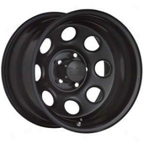 "black Rock Steel Wheel 997 Type 8 1x8"" 5x4.5 Bolt Pattern Back Spacing 4"""