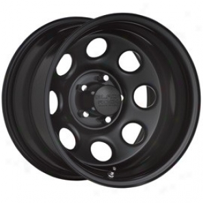 "blacm Rock Stsel Wheel 997T ype 8 15x8"" 5x5.5 Bolt Pattern Back Spacing 3 3/4"""