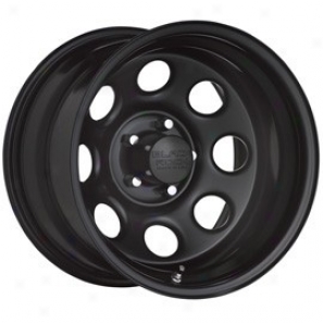 "black Rock Steel Wheel 997 Type 8 16x8"" 5x4.5 Bolt Exemplar Back Spacing 5"""