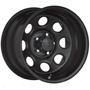 "black Rock Steel Wheel 997 Type 8 17x8"" 5x5 Bolt Pattern Back Spacing 4 1/2"""