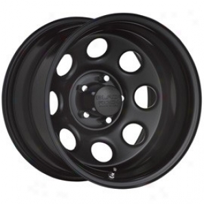 "black Rock Steel Wheel 997 Type 8 17x9"" 5x5 Bolt Pattern Back Spacing 4 1/2"""