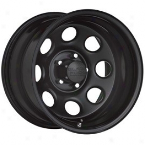 "black Rock Steel Wheel 997 Type 8 17s9"" 5x5.5 Bolt Pattern Back Spacing 5"""