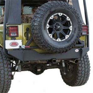 Body Armor Rear Bumper With Bias Arm Post