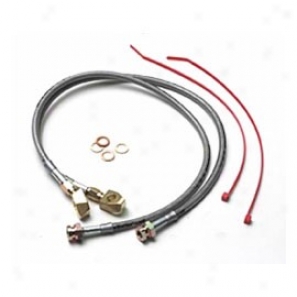 Brake Line, 3-5  Inch, Front, Stainless Steel,_Pair, Skyjacker