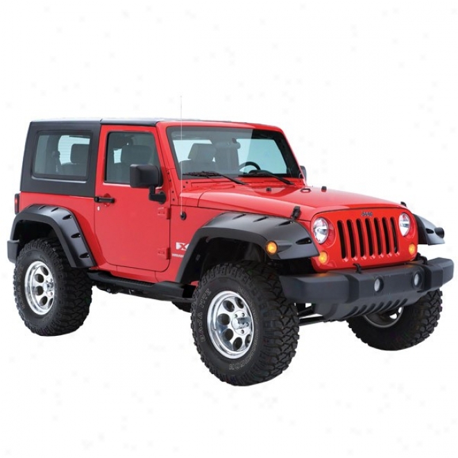 Bushwacker Fender Flares Pocket Style, Front & Rear Kit