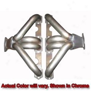 Conversion Headers Inside Form Rail Bare Metal Cbevy V8 Small Block D-port Angle Heads